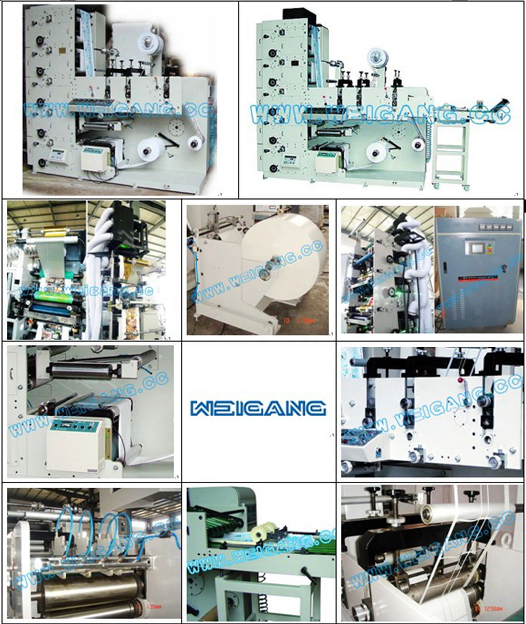 Narrow Web Flexographic Sticker Printing Machine with Die Cutting and Sheeting