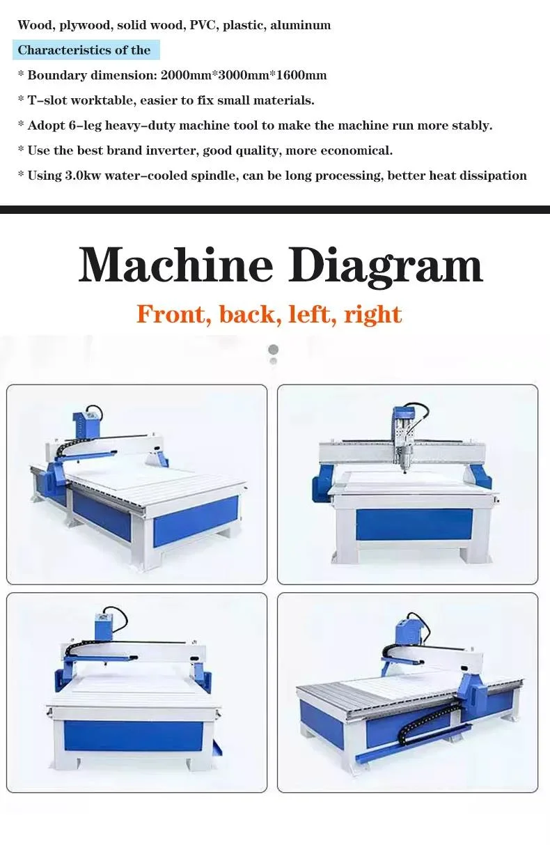 1325 Cutting CNC Router Engraving Furniture Making Machine Wood Composite Door